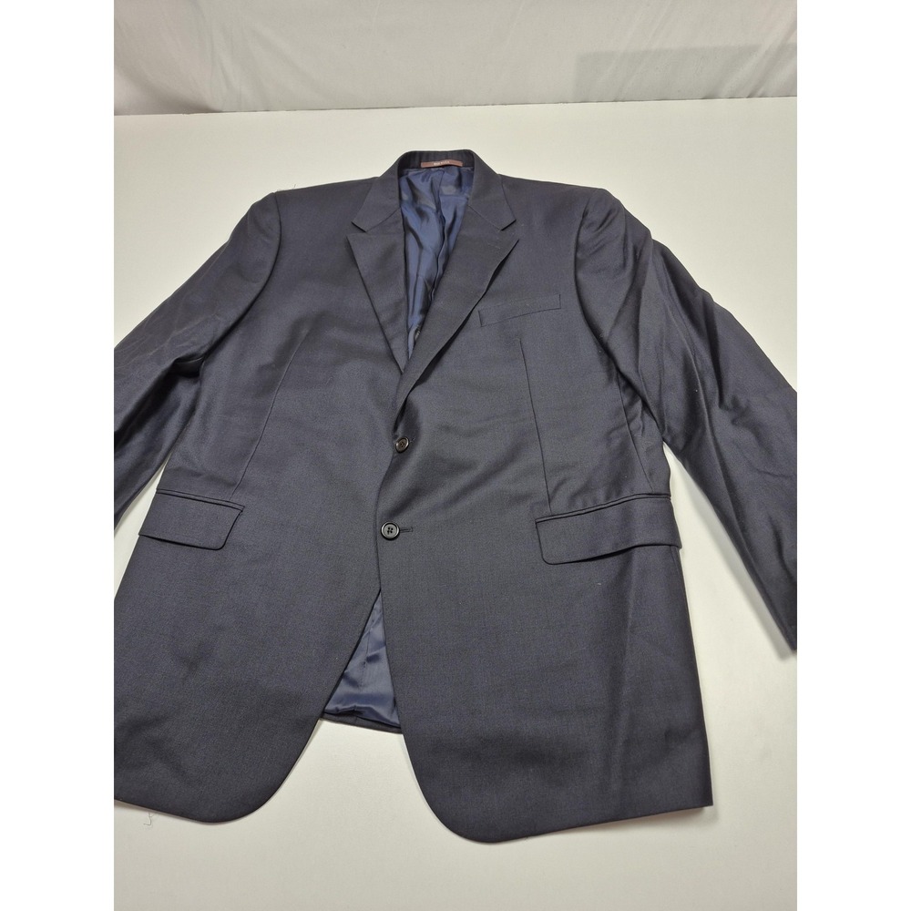 Hickey Freeman Blazer Suit Men's 48 Long Gray 100% Wool Loro Piana
